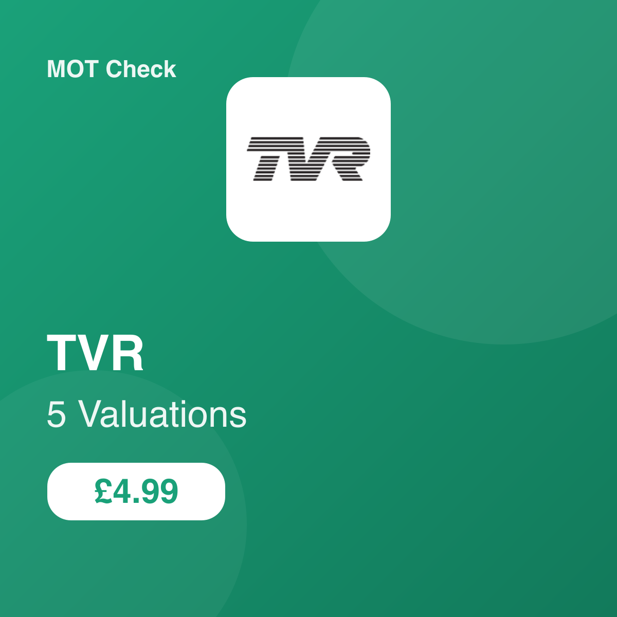 5 TVR Valuation