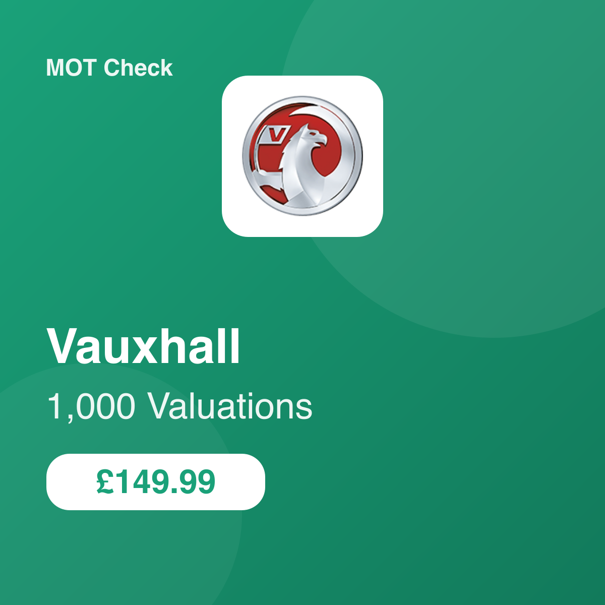 1000 Vauxhall Valuations