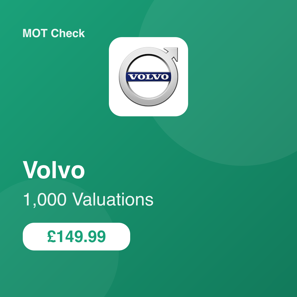 1000 Volvo Valuations